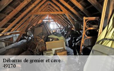 Débarras de grenier et cave 49170