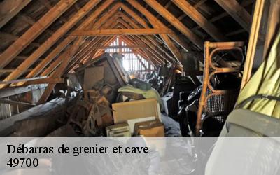 Débarras de grenier et cave  49700