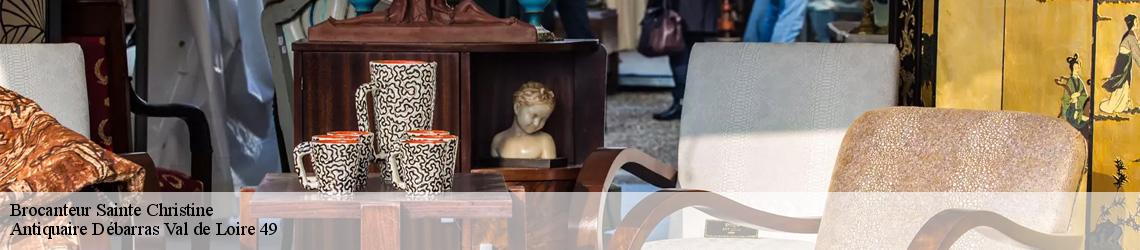 Brocanteur  sainte-christine-49120 Antiquaire Débarras Val de Loire 49
